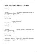BIBL 104 QUIZ-2 &lpar;3 VERSIONS&rpar;&comma;BIBL&colon;SURVEY OF OLD AND NEW TESTAMENT&comma;LIBERTY UNIVERSITY&comma;&lpar;100&percnt; VERIFIED ANSWERS&rpar;