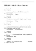 BIBL 104 QUIZ-6 &lpar;3 VERSIONS&rpar;&comma;BIBL&colon;SURVEY OF OLD AND NEW TESTAMENT&comma;LIBERTY UNIVERSITY&comma;&lpar;100&percnt; VERIFIED ANSWERS&rpar;