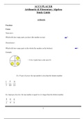ACCUPLACER: Arithmetic & Elementary Algebra Study Guide (Latest Update).