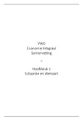 VWO Economie Integraal H1 Samenvatting + Oefenvragen