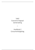 VWO Economie Integraal H2 Samenvatting