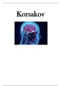 Korsakov werkstuk