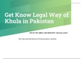 Get Services of Best Law Firm For Khula in Pakistan Legally
