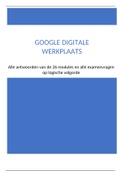 Antwoorden modules en examen van Google digitale werkplaats, basisprincipes van online marketing (September 2020)