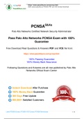  Palo Alto Networks PCNSA Practice Test, PCNSA Exam Dumps 2020 Update