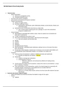 NR 602 Week 8 Final Study Guide Women’s Health Topics (2 Versions)|Primary Care Of The Childbearing And Childrearing Family Practicum