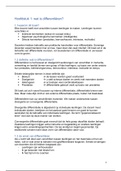 Samenvatting differenti&euml;ren is te leren