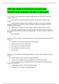 HRM 587 Week 8 Final Exam practice test solution with answers (version 1) 2020 docs 