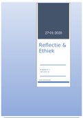 Reflectie & ethiek, praktijkleren 3, cijfer 8.8