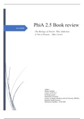GZW2225 PHiA 2.5 Book Review Biology of Desire and preparation for all the meetings 