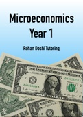 Microeconomics Year 1 & 2