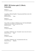 HIEU 201 LECTURE QUIZ 2 ANSWER&lpar;3 VERSIONS&rpar;&comma;Question with correct Answers&comma;HIEU 201&colon;HISTORY OF WESTERN CIVILIZATION I&comma;LIBERTY UNIVERSITY