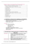 FRK 121: Chapter 6: Analysis and Interpretation of financial statements