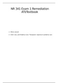 NR 341 Exam 1 Remediation ATI/Textbook