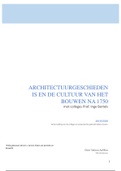 samenvatting architectuurgeschiedenis (prof. Inge Bertels)