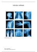 Indicaties radiologie jaar 1