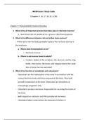 NR 283 Patho Exam 3 Study Guide (Version 1), NR 283 Pathophysiology Chamberlain College of Nursing
