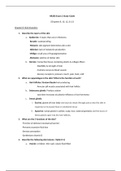 NR 283 Patho Exam 2 Study Guide (Version 1), NR 283 Pathophysiology Chamberlain College of Nursing