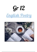IEB Grade 12 English Poetry Notes