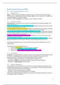 Samenvatting Bedrijfsadministratie MBA