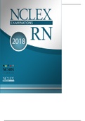  NURSING II NCLEX-RN 2018 Exams 1 to 5 and Rationales (403 pages, Questions Only)
