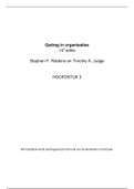 Samenvatting - Gedrag in organisaties - 14e Editie - H3
