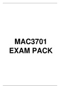 MAC3701 EXAM PACK 2020