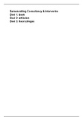 Samenvatting Consultancy & Interventie &lpar;boek&comma; artikelen & hoorcolleges&rpar; &lpar;behaald cijfer 8&period;5&rpar;