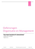 Oefenmateriaal Organisatie en Management 