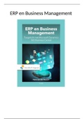 Samenvatting ERP en Business Management Hst 1,2,3,5,6 en 7  met  begrippen