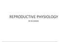 Reproduction physiology note