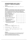 HAVO Wiskunde A oefentoets - Hoofdstuk 11: Formules en variabelen