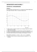 HAVO Wiskunde B oefentoets - Hoofdstuk 2: Veranderingen