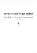 Productos de Origen Animal