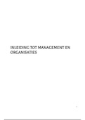 Samenvatting Inleiding bedrijfskunde en management