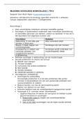 Inleiding Sociologie Hoorcollege 1 t/m 6