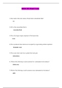 BIOS 252 Final Exam / BIOS252 Final Exam (81 Short Q & A)(NEWEST, 2020) : Anatomy and Physiology-II : Chamberlain College of Nursing  (LATEST answers, Download to score A)