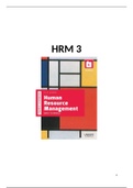 Human Resource Management, blok 3