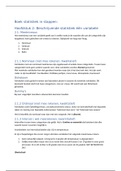 Samenvatting boek: Statistiek in stappen H2, H4.1, 4.2 EN H12 van leren van ongevallen(foutenboom , gebeurtenissenboom)