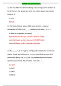 SEJPME II Pre Test and Post Test Question Bank / SEJPME Final Exam Study Guide (Latest): Senior Enlisted Joint Professional Military Education(100% Correct and Verified by Best Tutor)