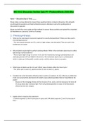 BIO 311C Discussion Section Quiz #9 –Photosynthesis 2020 docx