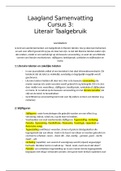Laagland Cursus 3 Samenvatting