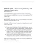 MKT 421 WEEK 1 Understanding Marketing and Customer Relationships.docx
