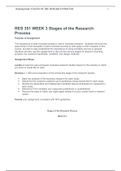 RES 351 WEEK 3 Stages of the Research Process.docx