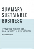 Summary Sustainable Business Y4Q1