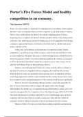 Porter Assignment 4 Uva Principles of Business and Economics Assignment 4 Michael Porter