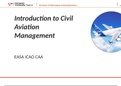 Introduction to civil aviation management