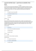 MN 580 MIDTERM EXAM – QUESTION AN ANSWERS (TWO SETS){GUARANTEED A PLUS UPDATED SOLUTIONS}