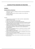 Samenvatting kindzorg en pediatrie hoofdstuk 1,2 en 7
