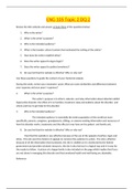 ENG 105 GCU QUESTIONS AND ANSWERS GRADED A 
